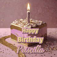 Happy Birthday Priscilla GIF