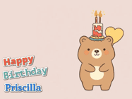 Happy Birthday Priscilla GIF