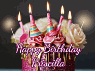 Happy Birthday Priscilla GIF