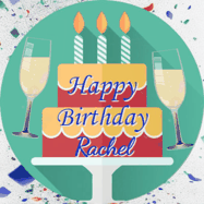 Happy Birthday Rachel GIF