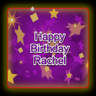 Happy Birthday Rachel GIF