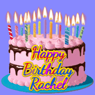 Happy Birthday Rachel GIF