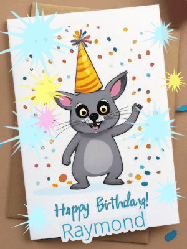 Happy Birthday Raymond GIF