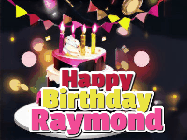 Happy Birthday Raymond GIF