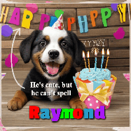 Happy Birthday Raymond GIF