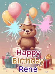 Happy Birthday Rene GIF