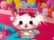 Happy Birthday Rene GIF
