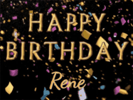 Happy Birthday Rene GIF