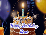 Happy Birthday Rene GIF