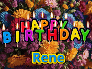 Happy Birthday Rene GIF