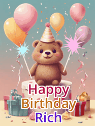 Happy Birthday Rich GIF