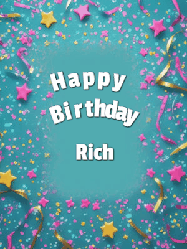 Happy Birthday Rich GIF