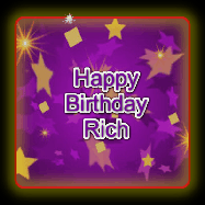 Happy Birthday Rich GIF