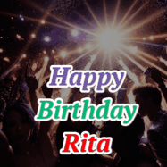 Happy Birthday Rita GIF