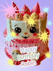 Happy Birthday Robin GIF
