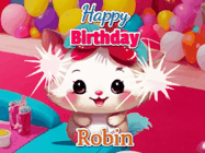 Happy Birthday Robin GIF