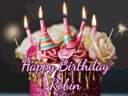 Happy Birthday Robin GIF