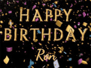 Happy Birthday Ron GIF