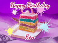 Happy Birthday Ron GIF