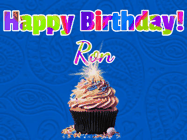 Happy Birthday Ron GIF