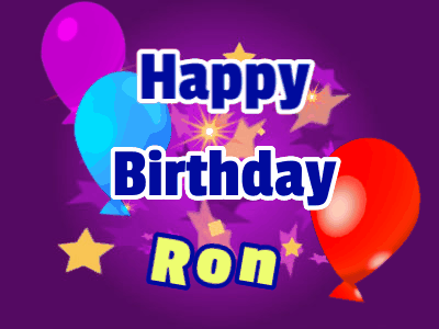 Happy Birthday Ron GIF 15