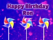 Happy Birthday Ron GIF