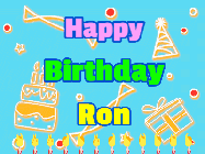Happy Birthday Ron GIF