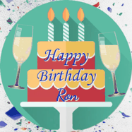 Happy Birthday Ron GIF