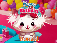 Happy Birthday Ronald GIF