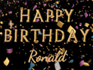 Happy Birthday Ronald GIF