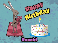 Happy Birthday Ronald GIF