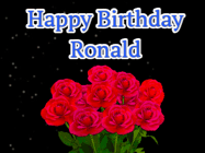 Happy Birthday Ronald GIF