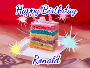 Happy Birthday Ronald GIF