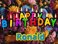Happy Birthday Ronald GIF