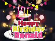 Happy Birthday Ronald GIF