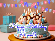 Happy Birthday Ronald GIF