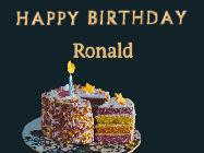 Happy Birthday Ronald GIF