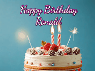 Happy Birthday Ronald GIF
