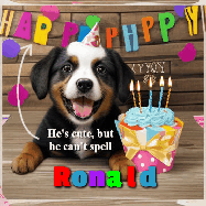 Happy Birthday Ronald GIF