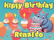 Happy Birthday Ronaldo GIF