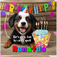 Happy Birthday Ronaldo GIF