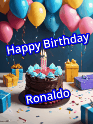 Happy Birthday Ronaldo GIF