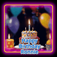 Happy Birthday Ronnie GIF