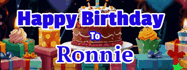 Happy Birthday Ronnie GIF