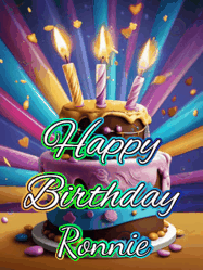 Happy Birthday Ronnie GIF