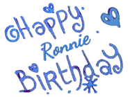 Happy Birthday Ronnie GIF