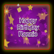 Happy Birthday Ronnie GIF