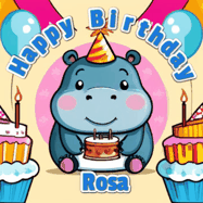 Happy Birthday Rosa GIF