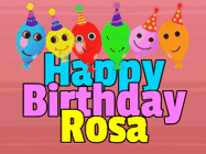 Happy Birthday Rosa GIF