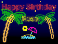Happy Birthday Rosa GIF